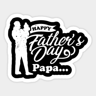 Happy Father's Day Papa Sticker